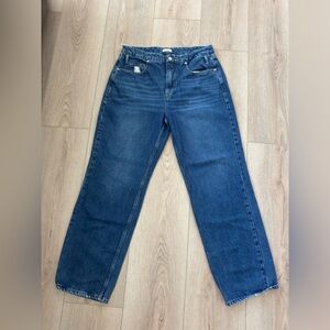 Good American Dark Blue Straight Leg Jeans 👖💙